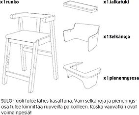 Sulo-tuoli, valkoinen/koivu, kuva 16