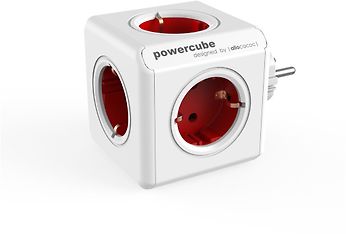 PowerCube Original 5-osainen pistorasia, punainen