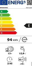 Whirlpool WUE 2B26 -astianpesukone, valkoinen, kuva 9