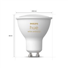 Philips Hue -älylamppu, White ambiance, GU10, 3-PACK, kuva 5