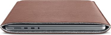Woolnut Leather Sleeve -suojatasku 14" MacBook Pro, konjakki, kuva 5