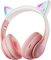 ProCaster Meow kuulokkeet mikrofonilla, vaaleanpunainen, kuva 2