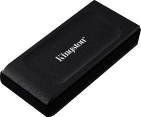 Kingston XS1000 -ulkoinen SSD-levy, 1 Tt, musta