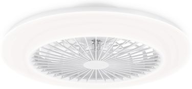 Philips Amigo Flat Fan Ceiling IR RD 25W+60W -tuuletinvalaisin, valkoinen, kuva 2