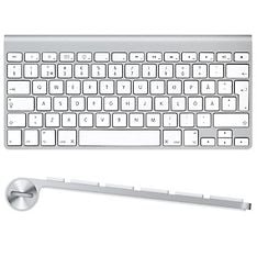 Apple Wireless Keyboard FIN/SWE langaton näppäimistö, MC184