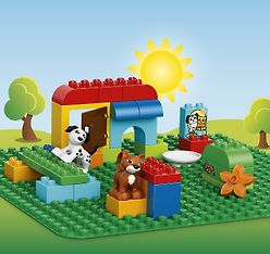 LEGO DUPLO Peruspalikat 2304 - Suuri vihreä rakennuslevy, kuva 5
