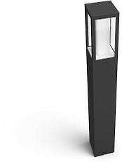 Philips Hue Impress Outdoor-älypylväsvalaisin, musta, korkea, 77 cm, 1200 lm, kuva 3
