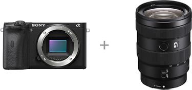 Sony A6600 -mikrojärjestelmäkamera + 16 - 55 mm 2.8 -objektiivi