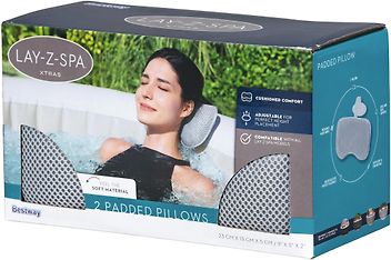 Bestway Lay-Z-Spa Padded Pillow -pehmustettu allastyyny, 2kpl, kuva 4