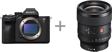 Sony A7R V -järjestelmäkamera + 24mm 1.4 -objektiivi