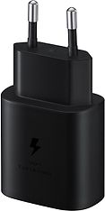 Samsung 25 W Fast Charge -matkalaturi, Type-C -kaapelilla, musta, kuva 3