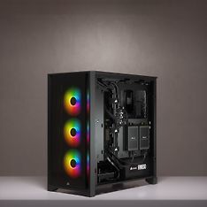 Corsair iCUE 4000X Mid Tower ATX-kotelo ikkunalla, musta, kuva 25