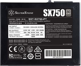 SilverStone SX750 Platinum SFX -virtalähde, kuva 6