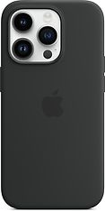 Apple iPhone 14 Pro silikonikuori MagSafella, keskiyö, kuva 3