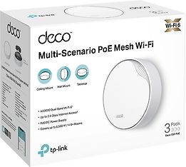 TP-LINK Deco X50-PoE WiFi 6 -Mesh-järjestelmä, 3-pack, kuva 11