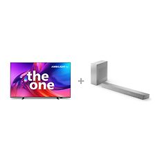 Philips The One PUS8548 55" 4K LED Ambilight Google TV + TAB8507 3.1 Dolby Atmos Soundbar -tuotepaketti, kuva 2