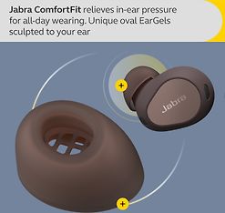 Jabra Elite 10 vastamelunappikuulokkeet, Cocoa, kuva 8