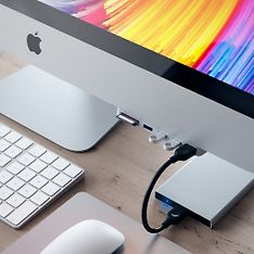 Satechi USB-C Clamp Pro Hub for iMac -adapteri, Silver, kuva 5