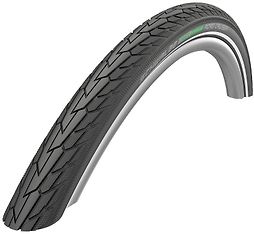 Schwalbe Road Cruiser -rengas, musta, heijastava, 27.5 x 1.65"