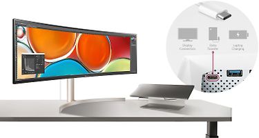 LG 49WL95C-W 49" UWQHD -näyttö, kuva 9