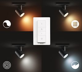 Philips Hue Runner white ambiance -älyspottivalaisin, musta, himmenninkytkimellä, kuva 5