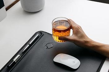 Orbitkey Desk Mat Medium -hiirimatto, musta, kuva 8