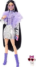 Barbie Extra Purple Fur -muotinukke, kuva 5