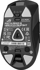 Asus ROG Gladius III Wireless Aimpoint -langaton pelihiiri, musta, kuva 6