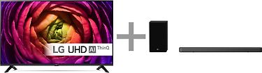 LG UR7400 55" 4K LED TV + LG SPD75YA 3.1.2 Dolby Atmos Soundbar -tuotepaketti