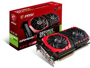 MSI GeForce GTX 1080ti Gaming X 11G 11264 Mt -näytönohjain PCI-e-väylään