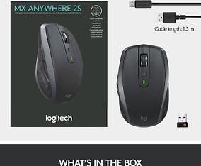 Logitech MX Anywhere 2S -hiiri, grafiitti, kuva 11