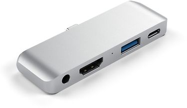Satechi USB-C Mobile Pro Hub -adapteri, hopea
