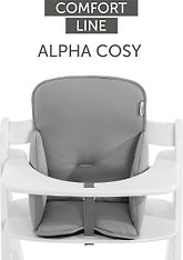 Hauck Alpha Cosy Comfort -syöttötuolipehmuste, Grey, kuva 3
