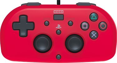 Hori Mini Wired Gamepad -peliohjain, punainen, PS4