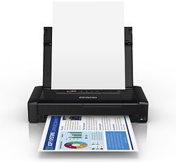 Epson Workforce WF-110W -mobiilitulostin akulla, kuva 2