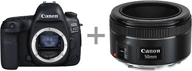 Canon EOS 5D Mark IV -järjestelmäkamera + 50mm 1.8 STM