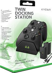 Kyzar Twin Dock Station lataustelakka ja akut, Xbox
