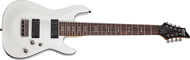 Schecter Omen 8 -8-kielinen sähkökitara, Vintage White