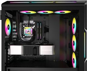 Corsair iCUE AF120 RGB SLIM -tuuletin, musta, 120 mm, 2 kpl pakkaus, kuva 12