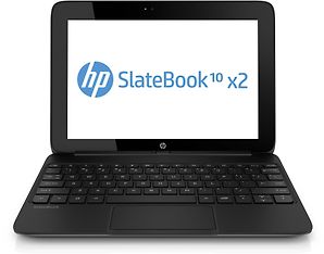 HP SlateBook 10-h001eo x2 10.1" 32 GB WiFi Android-tablet näppäimistötelakalla, hopeanharmaa, kuva 2