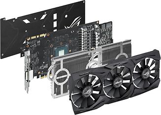 Asus GeForce GTX 1080 STRIX-GTX1080-A8G-GAMING 8192 Mt -näytönohjain PCI-e-väylään, kuva 4