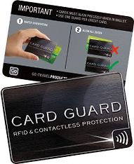 GoTravel RFID Card Guard -RFID-suojakortti, 2 kpl
