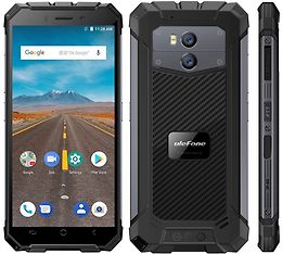 Ulefone Armor X -Android-puhelin Dual-SIM, 16 Gt, musta/harmaa, kuva 4