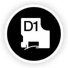 Dymo D1 -pysyvä polyesteritarra 19 mm x 5,5 m, musta valkoisella pohjalla, kuva 3