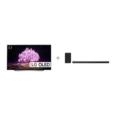 LG OLED C1 77" 4K Ultra HD OLED -televisio + SN10Y Dolby Atmos Soundbar -tuotepaketti