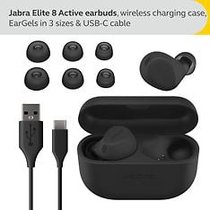 Jabra Elite 8 Active vastamelunappikuulokkeet, musta, kuva 12