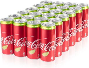 Coca-Cola Lime -virvoitusjuoma, 330 ml, 24-PACK