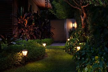 Philips Impress HUE Outdoor white and color ambiance -älyseinävalaisin, 24 V, 24 cm, antrasiitti, ulkokäyttöön 8W, kuva 19