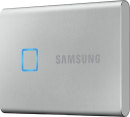 Samsung T7 Touch -ulkoinen SSD-levy, 2 Tt, hopea, kuva 10