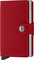 Secrid Crisple Miniwallet -lompakko, punainen
